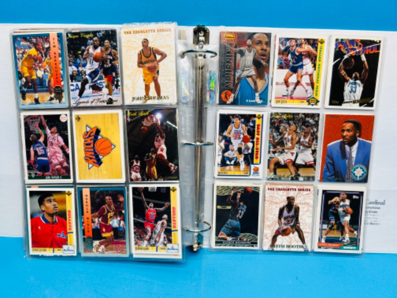 Photo 6 of 811864… final sale no returns/refunds-360 mixed basketball cards in binder 