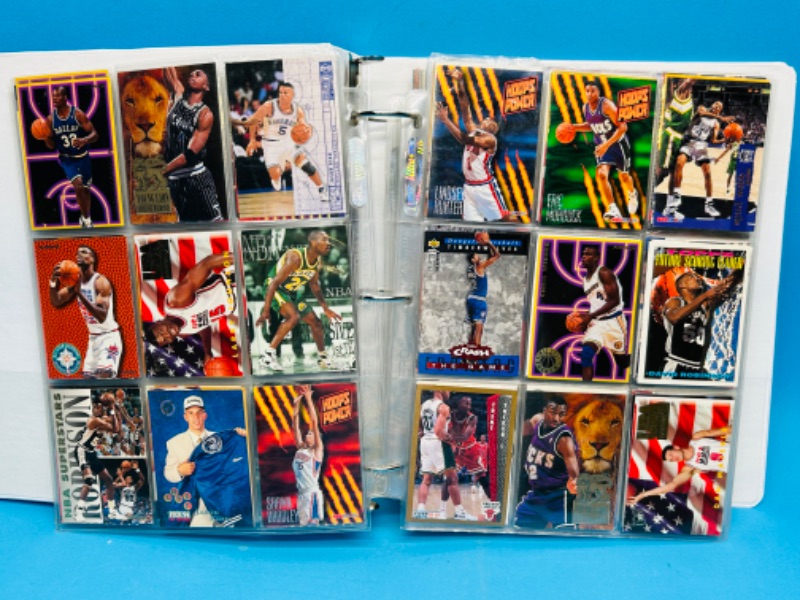 Photo 13 of 811864… final sale no returns/refunds-360 mixed basketball cards in binder 