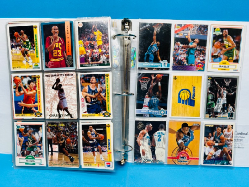 Photo 14 of 811864… final sale no returns/refunds-360 mixed basketball cards in binder 