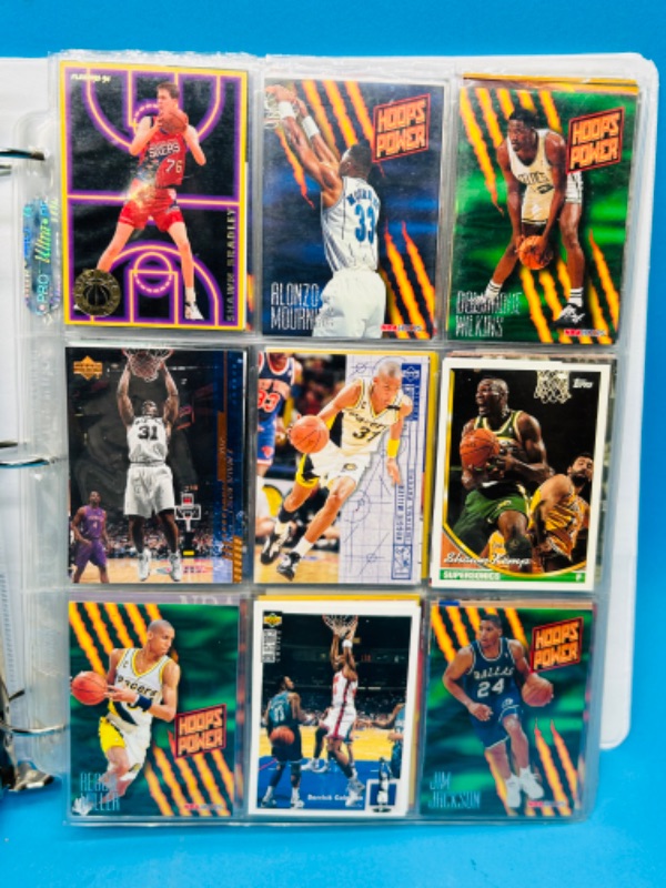 Photo 18 of 811864… final sale no returns/refunds-360 mixed basketball cards in binder 