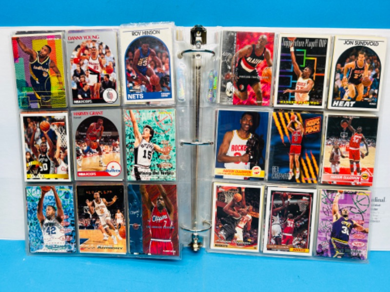 Photo 12 of 811864… final sale no returns/refunds-360 mixed basketball cards in binder 