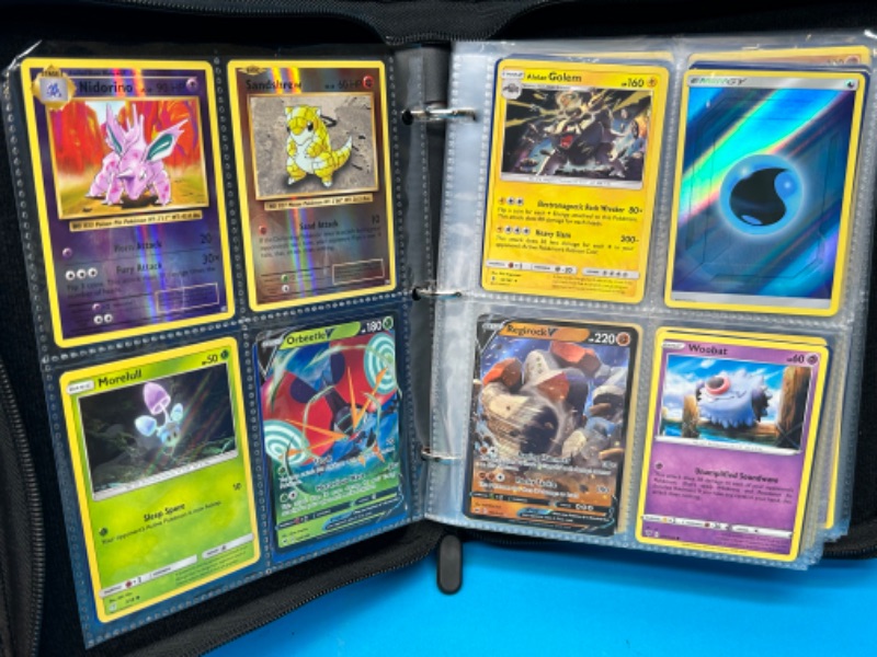 Photo 1 of 811866…final sale no returns/refunds-152 mixed Pokémonand holo  cards in binder 