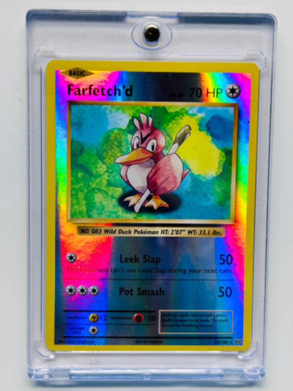 Photo 1 of 811896… Pokémon reverse holo card in hard plastic case 68/108