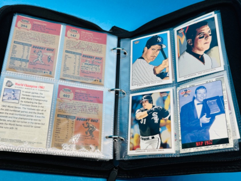 Photo 1 of 811924…final sale no returns/refunds 108 baseball card reprints in binder 