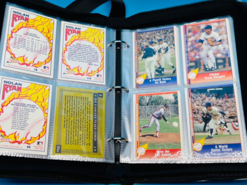 Photo 14 of 811925…final sale no returns/refunds 64 Nolan Ryan trading cards in binder 