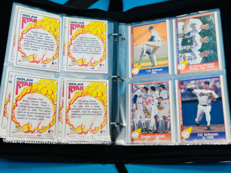 Photo 16 of 811925…final sale no returns/refunds 64 Nolan Ryan trading cards in binder 