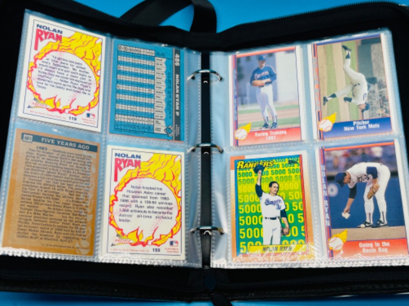 Photo 9 of 811925…final sale no returns/refunds 64 Nolan Ryan trading cards in binder 