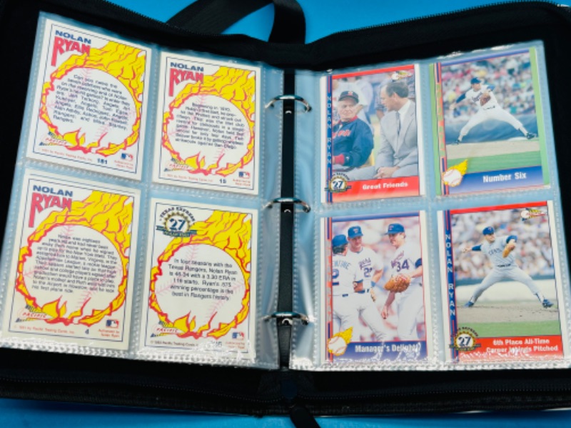 Photo 4 of 811925…final sale no returns/refunds 64 Nolan Ryan trading cards in binder 