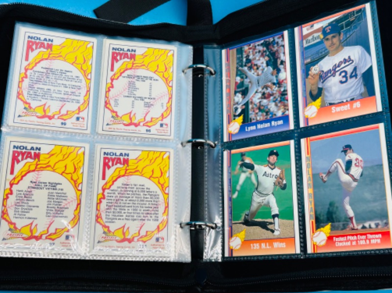 Photo 15 of 811925…final sale no returns/refunds 64 Nolan Ryan trading cards in binder 