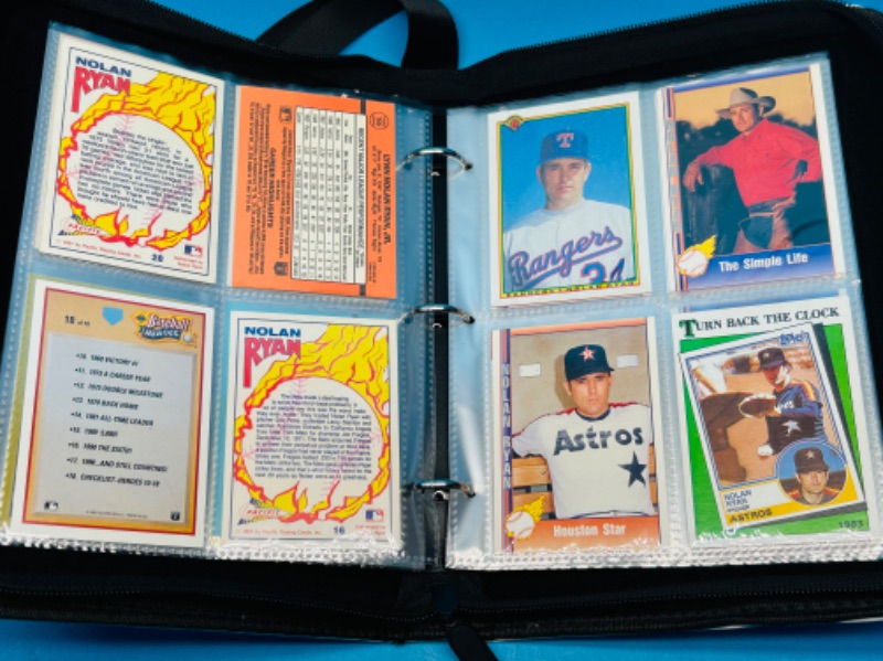 Photo 12 of 811925…final sale no returns/refunds 64 Nolan Ryan trading cards in binder 