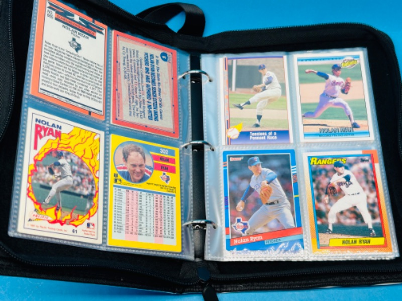 Photo 10 of 811925…final sale no returns/refunds 64 Nolan Ryan trading cards in binder 