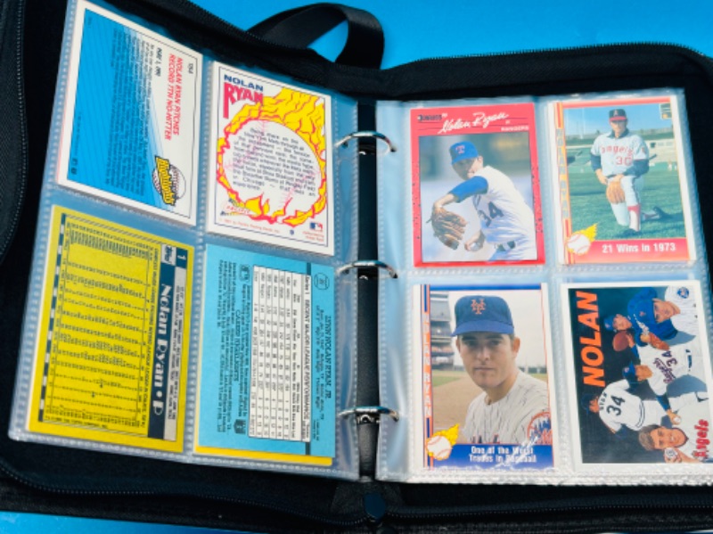 Photo 8 of 811925…final sale no returns/refunds 64 Nolan Ryan trading cards in binder 