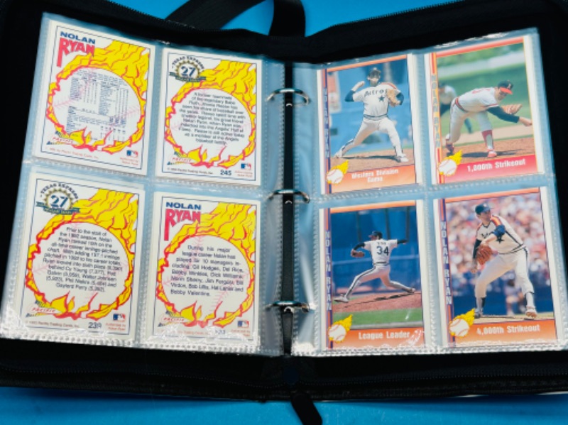 Photo 3 of 811925…final sale no returns/refunds 64 Nolan Ryan trading cards in binder 