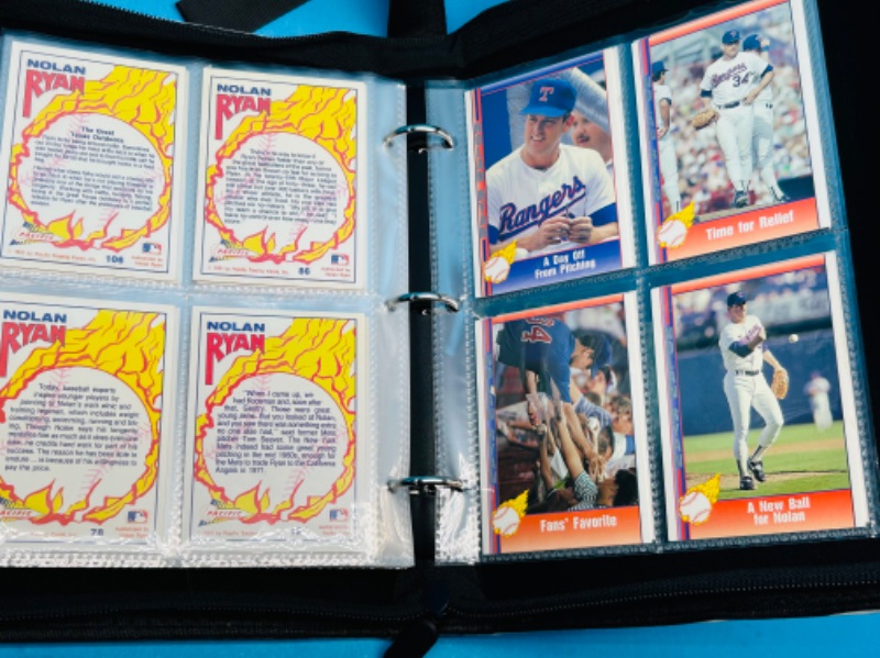 Photo 7 of 811925…final sale no returns/refunds 64 Nolan Ryan trading cards in binder 