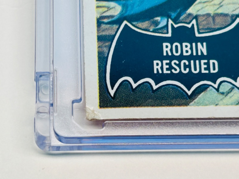 Photo 3 of 811944… vintage 1966 Batman card 38  in hard plastic case -some wear