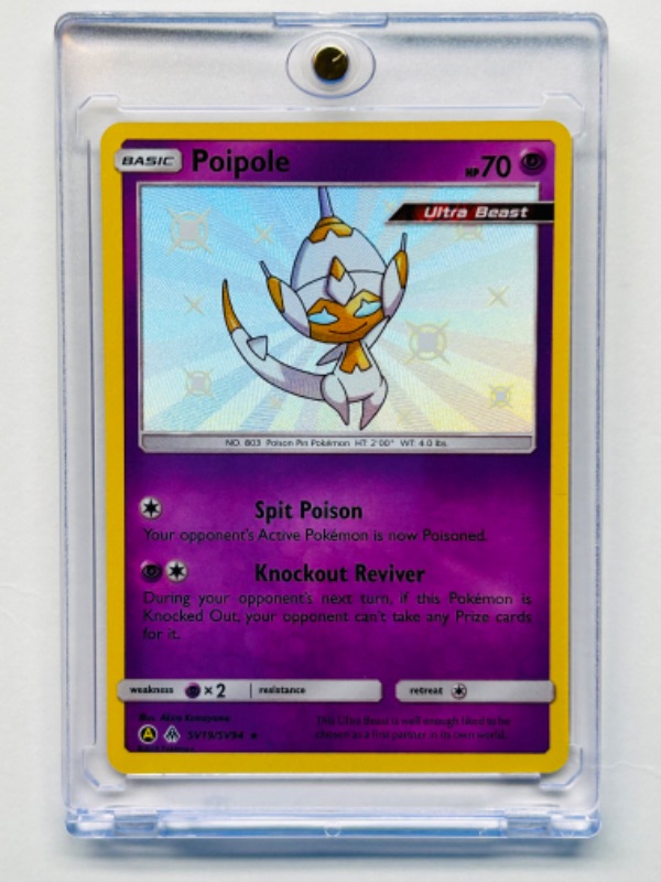 Photo 3 of 811946… Pokémon holo card  in hard plastic case sv19/sv94