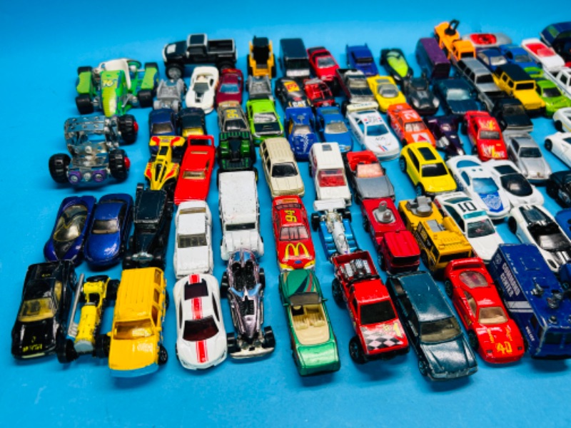 Photo 2 of 811959…100+ die cast cars with damage -scuffs, wear, missing parts, etc. 