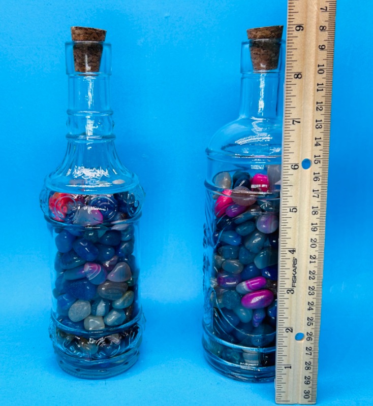 Photo 3 of 811968…2 large bottles of polished rocks