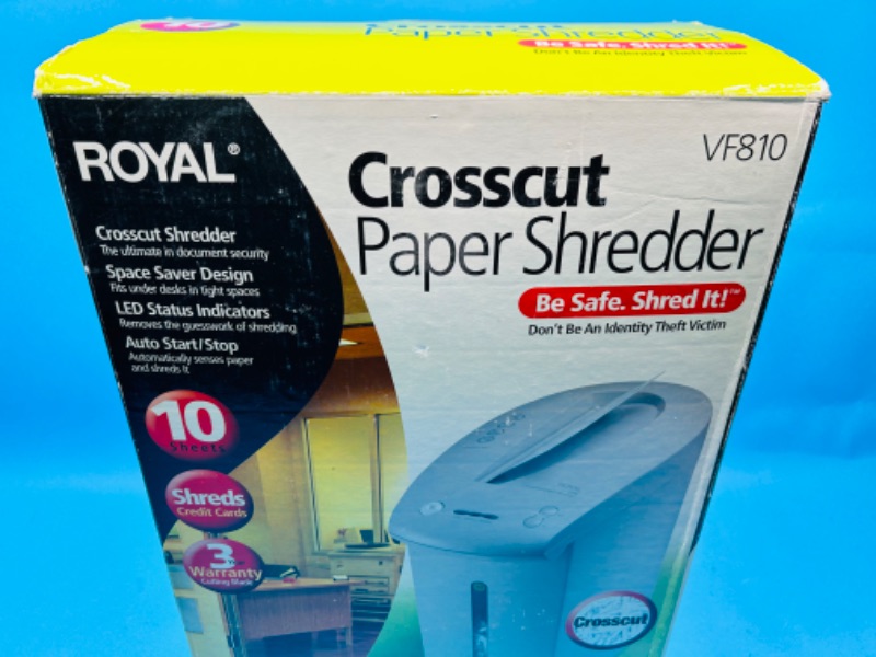 Photo 1 of 811993…used crosscut paper shredder 