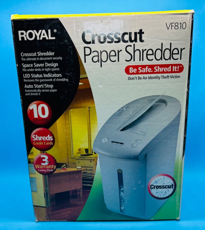 Photo 2 of 811993…used crosscut paper shredder 