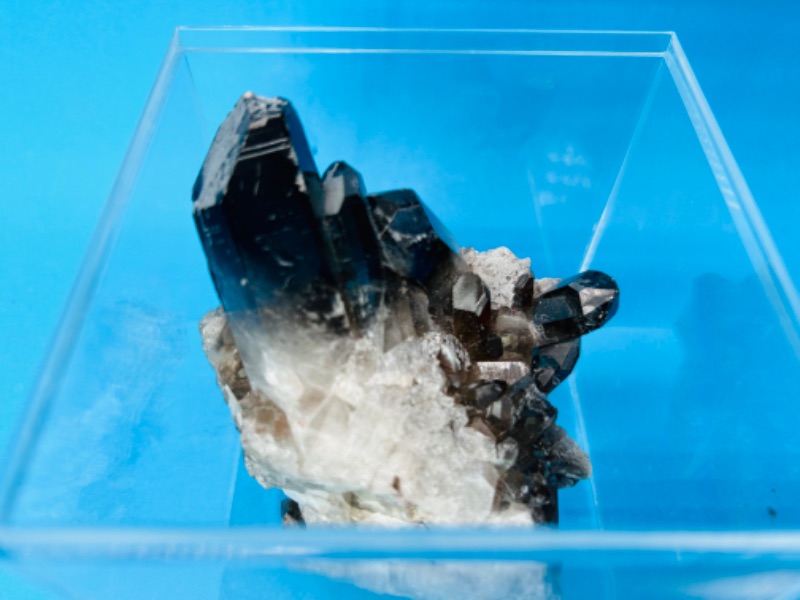 Photo 1 of 811998…smokey quartz rock in 4x4” display case