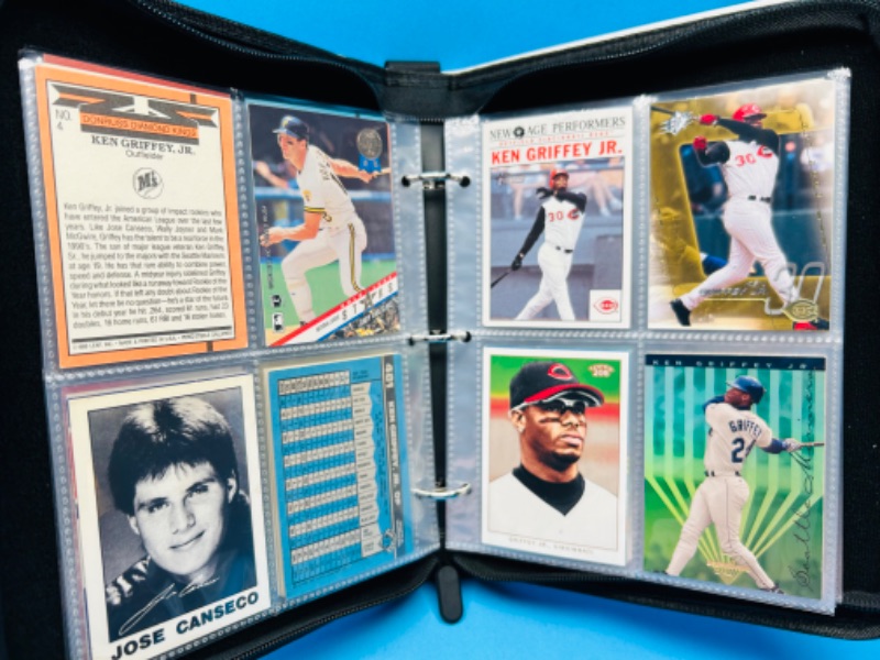 Photo 6 of 812001…final sale no refunds/returns-40 Ken Griffey and Griffey Jr. cards in binder and poster