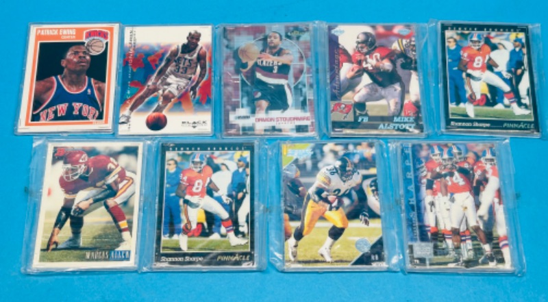 Photo 1 of 812010…9 sports cards  in hard plastic cases