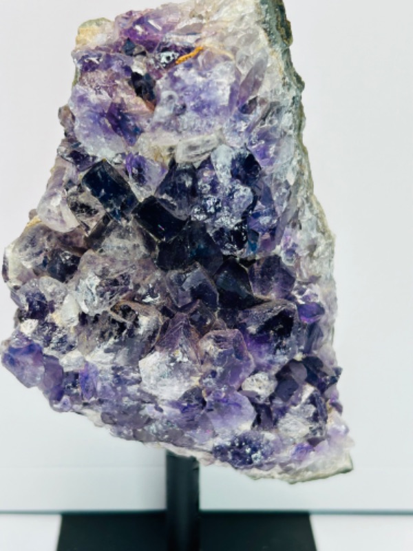 Photo 2 of 812014…7” amethyst crystal rock on stand-height includes stand