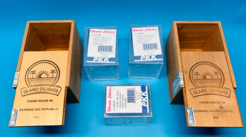 Photo 2 of 812019…empty trading card cases and cigar boxes