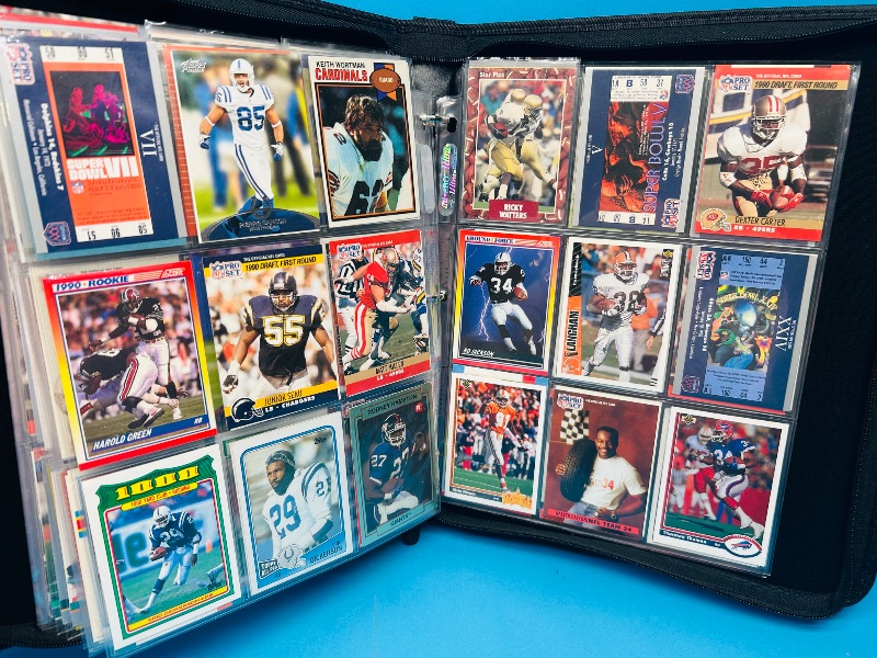 Photo 11 of 812020…final sale no returns/refunds-288 mixed football cards in binder