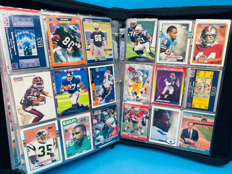 Photo 3 of 812020…final sale no returns/refunds-288 mixed football cards in binder