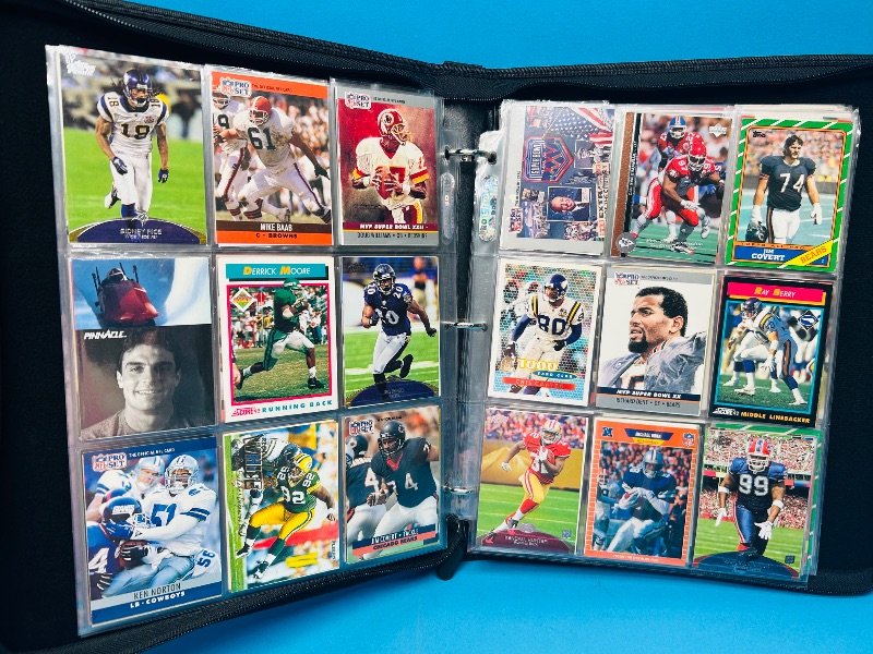 Photo 13 of 812020…final sale no returns/refunds-288 mixed football cards in binder