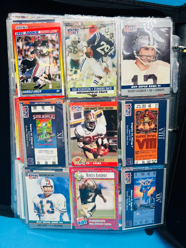 Photo 16 of 812020…final sale no returns/refunds-288 mixed football cards in binder