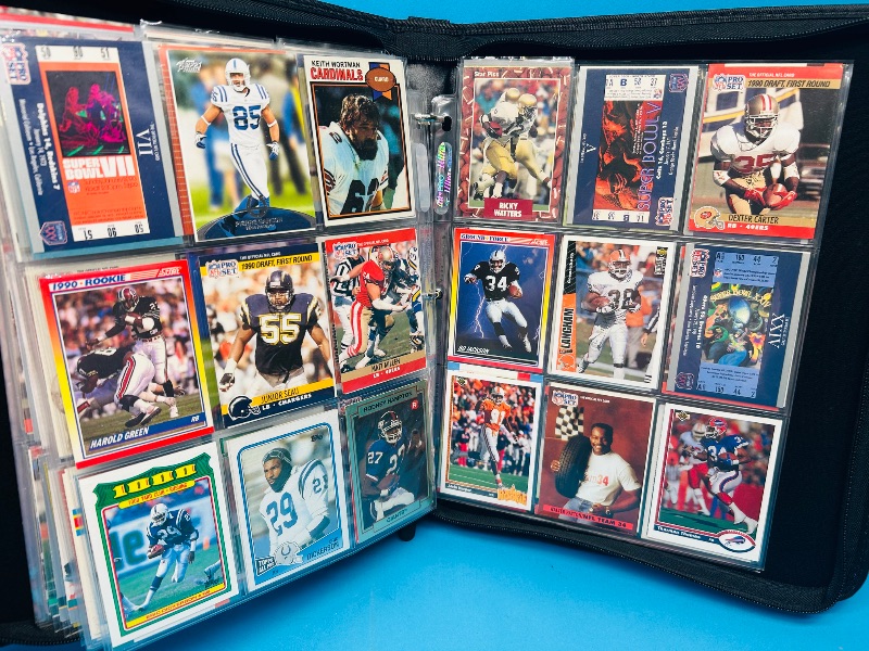 Photo 5 of 812020…final sale no returns/refunds-288 mixed football cards in binder