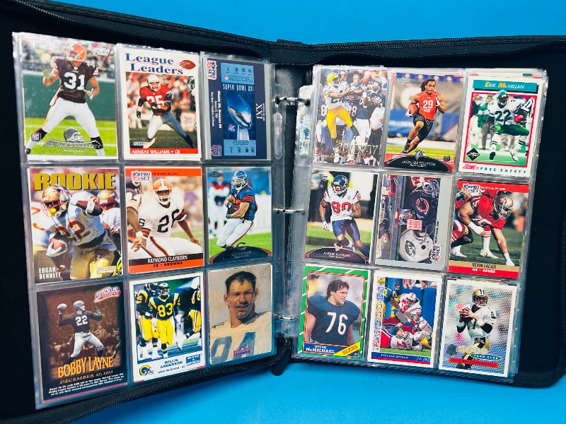 Photo 4 of 812020…final sale no returns/refunds-288 mixed football cards in binder