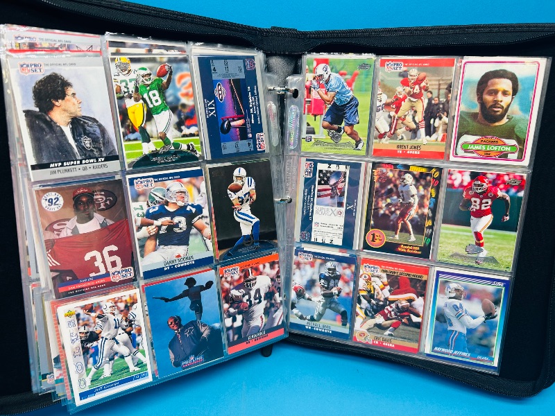 Photo 2 of 812020…final sale no returns/refunds-288 mixed football cards in binder