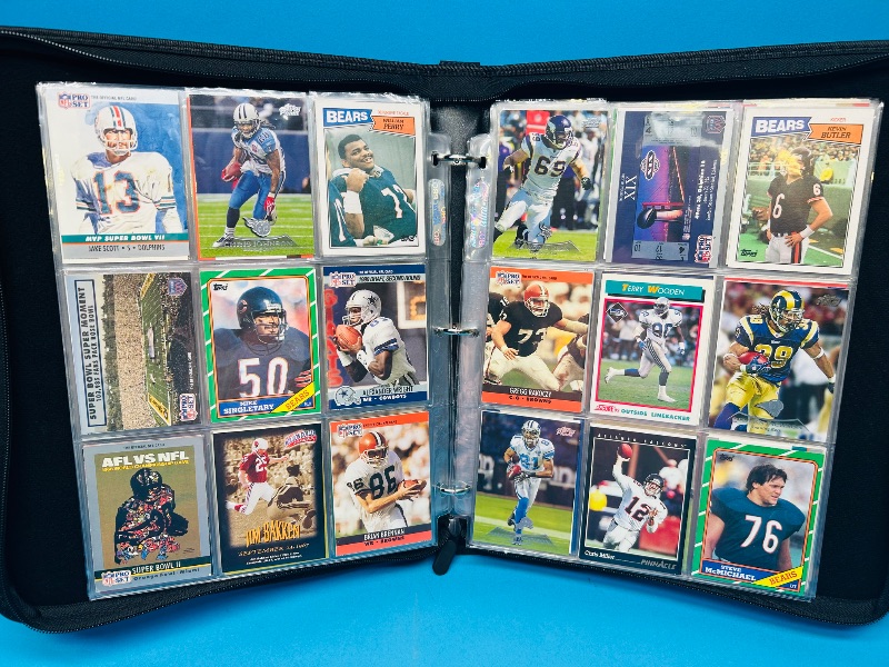 Photo 9 of 812020…final sale no returns/refunds-288 mixed football cards in binder