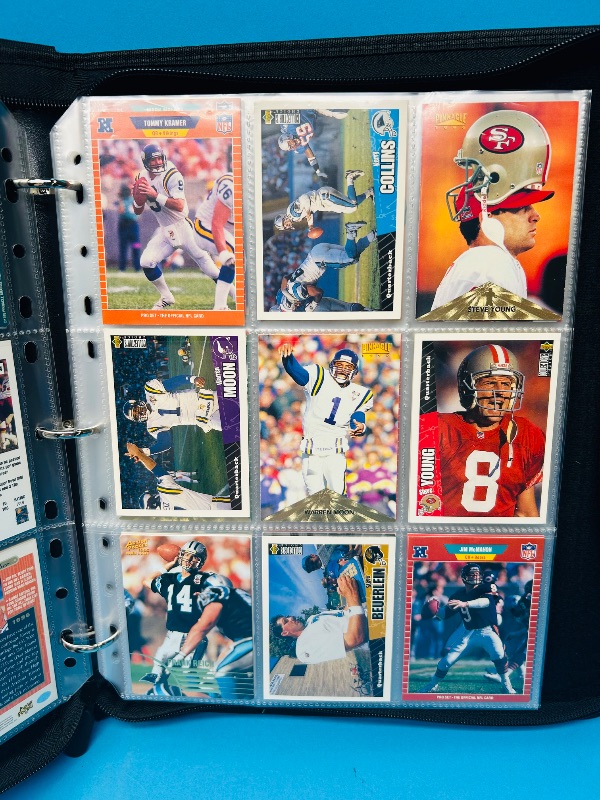 Photo 12 of 812021…Final sale no returns/refunds-162 quarterback football cards in binder 