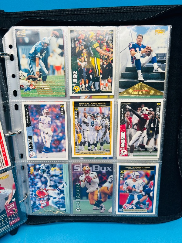 Photo 8 of 812021…Final sale no returns/refunds-162 quarterback football cards in binder 