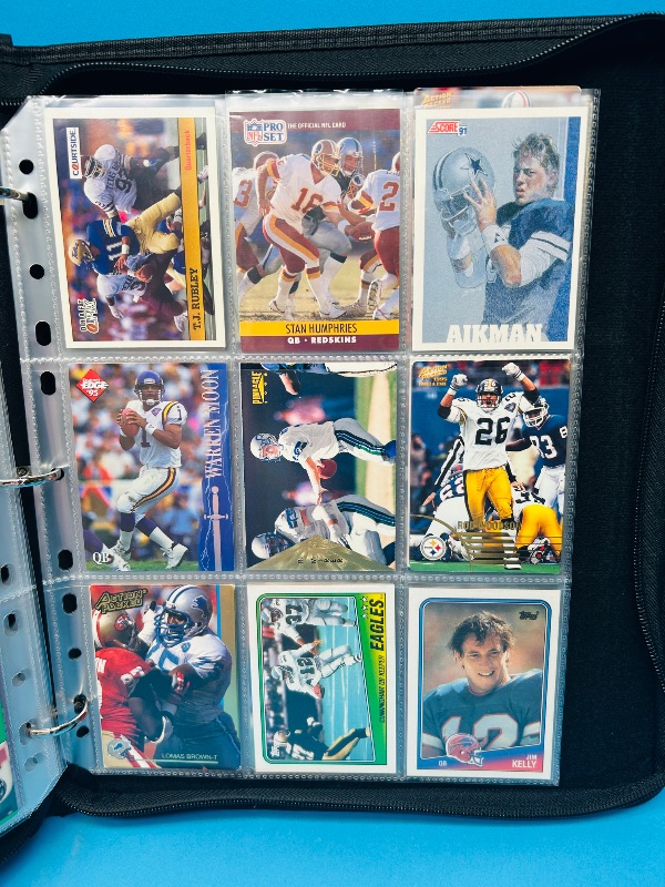 Photo 4 of 812021…Final sale no returns/refunds-162 quarterback football cards in binder 