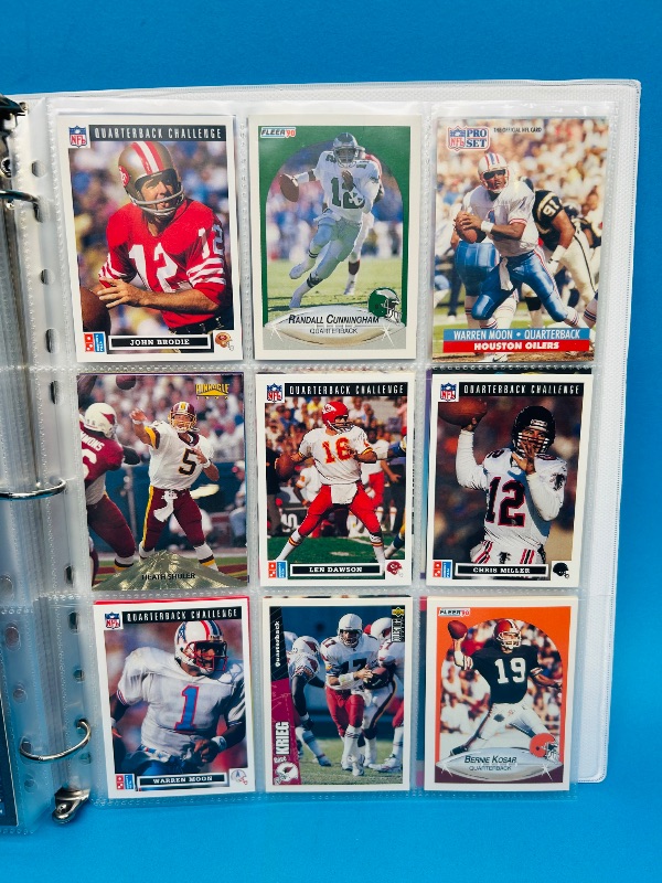 Photo 6 of 812022… Final sale no returns/refunds-162 quarterback football cards in binder 