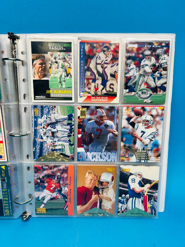 Photo 10 of 812022… Final sale no returns/refunds-162 quarterback football cards in binder 