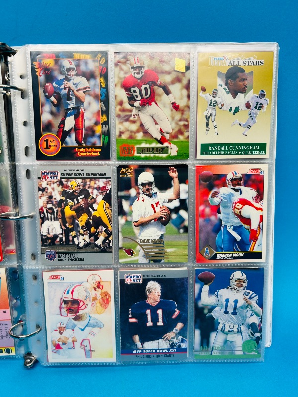 Photo 4 of 812022… Final sale no returns/refunds-162 quarterback football cards in binder 