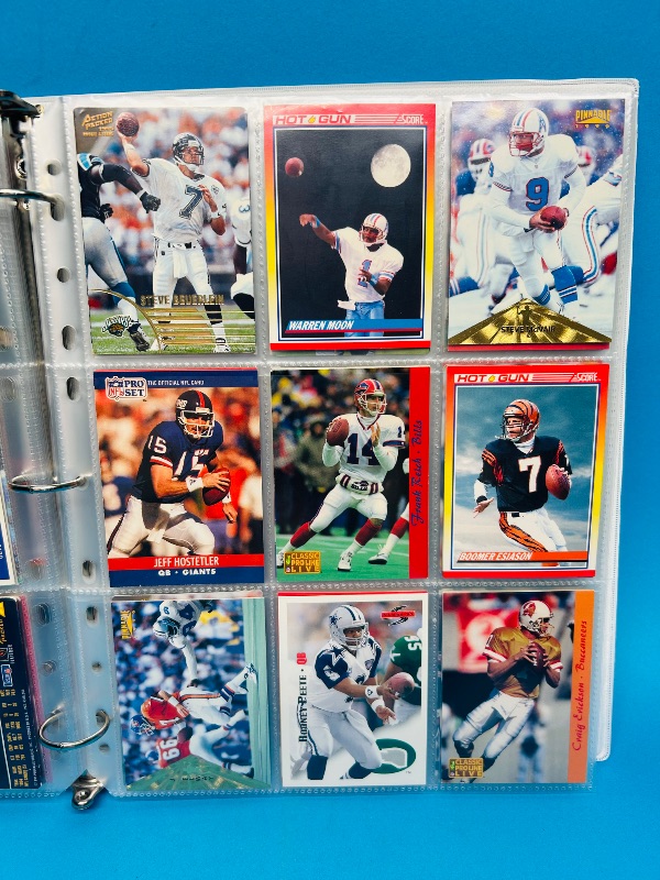 Photo 8 of 812022… Final sale no returns/refunds-162 quarterback football cards in binder 