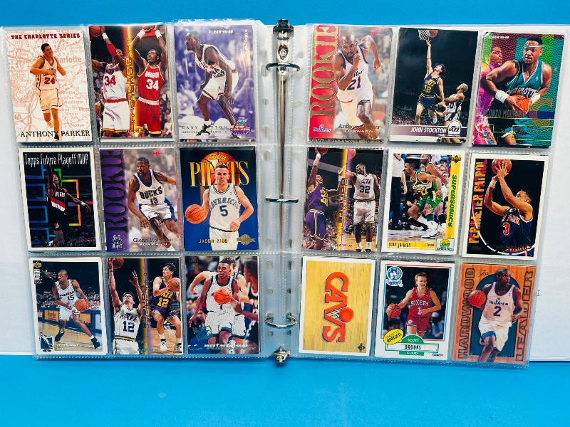 Photo 6 of 812023… Final sale no returns/refunds-252 mixed basketball cards in binder 