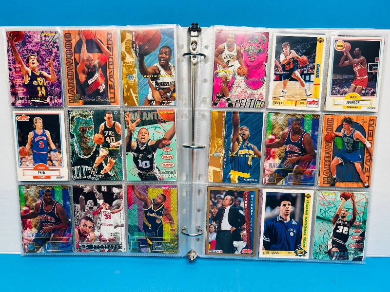 Photo 10 of 812023… Final sale no returns/refunds-252 mixed basketball cards in binder 