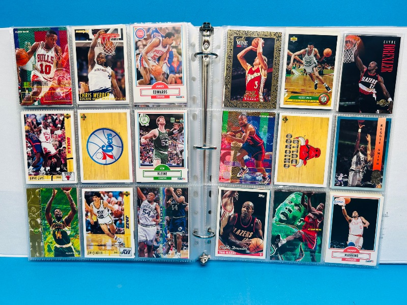 Photo 2 of 812023… Final sale no returns/refunds-252 mixed basketball cards in binder 