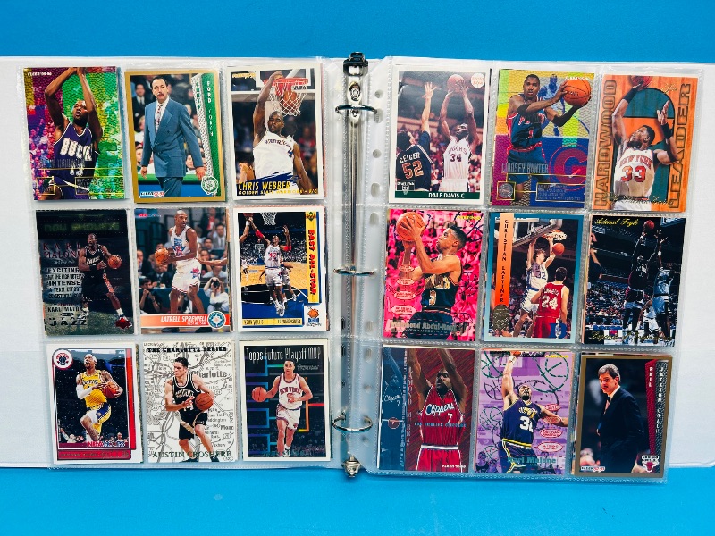 Photo 9 of 812023… Final sale no returns/refunds-252 mixed basketball cards in binder 