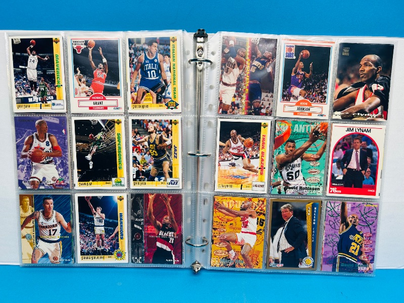 Photo 11 of 812023… Final sale no returns/refunds-252 mixed basketball cards in binder 