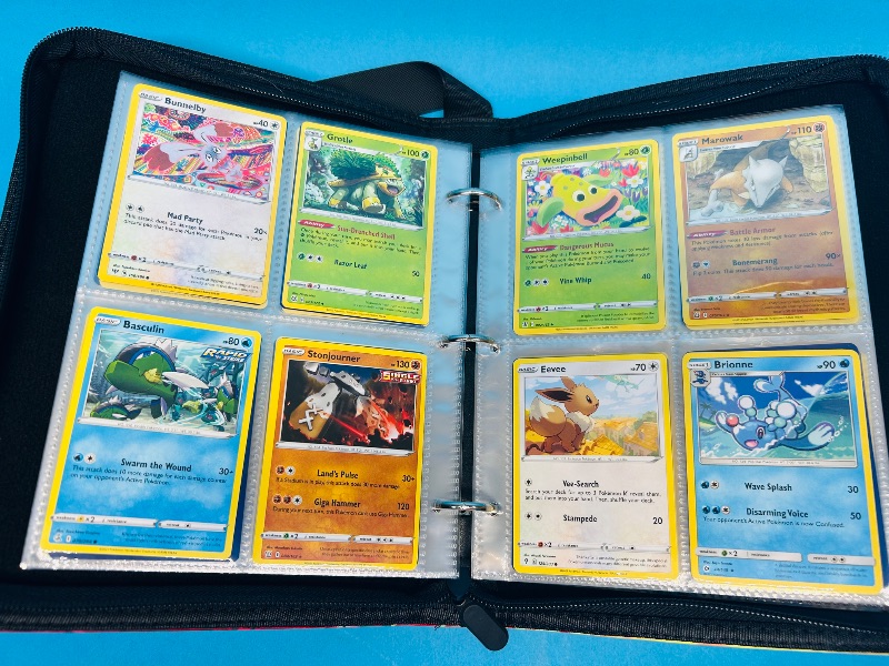 Photo 13 of 812027… Final sale no returns/refunds -160 mixed Pokemon cards in binder